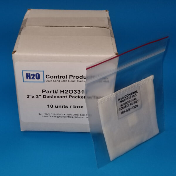 Desiccant Packs Moisture Control Corrosion Protection H2O Control Products Sudbury Ontario